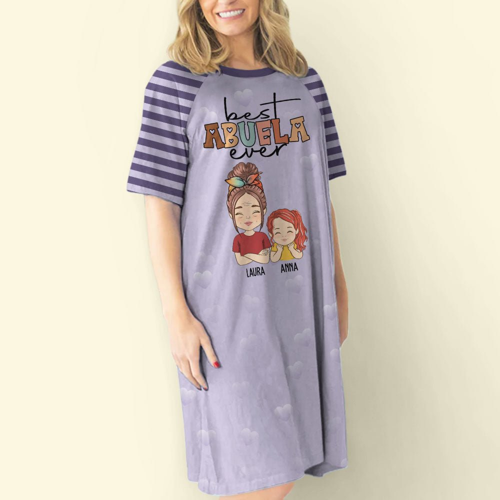 My One And Only Grandma - Personalized Custom 3/4 Sleeve Dress