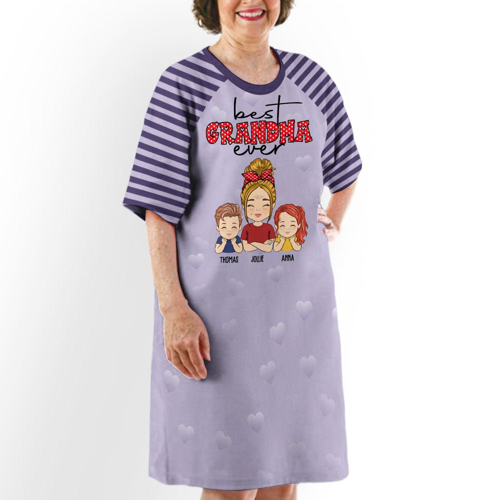 My One And Only Grandma - Personalized Custom 3/4 Sleeve Dress