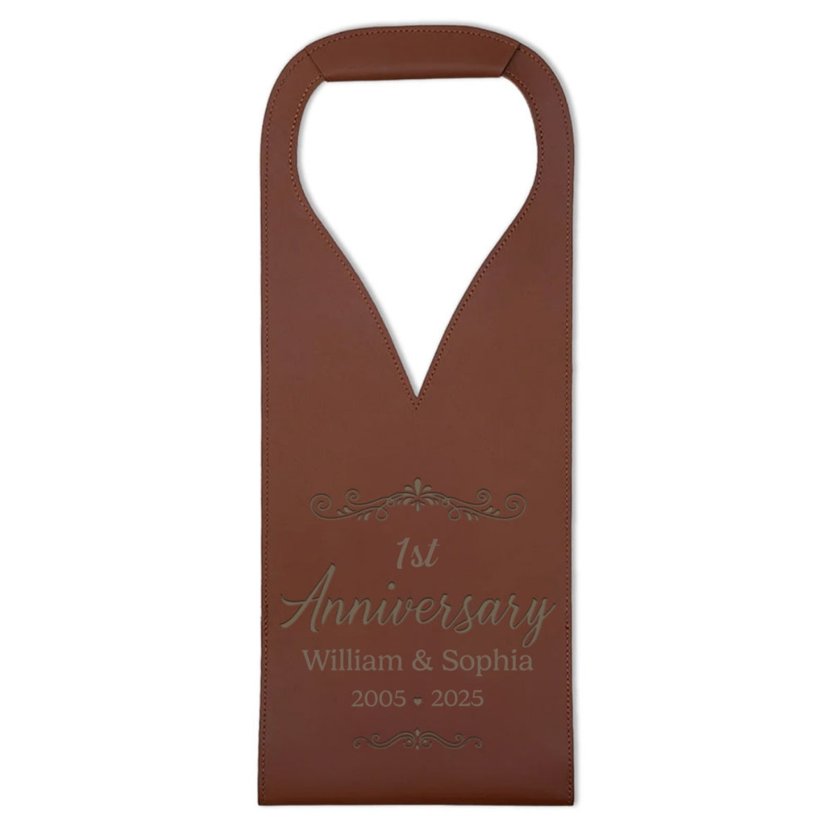 You And Me We Got This - Personalized Custom Engraved Leather Wine Bag