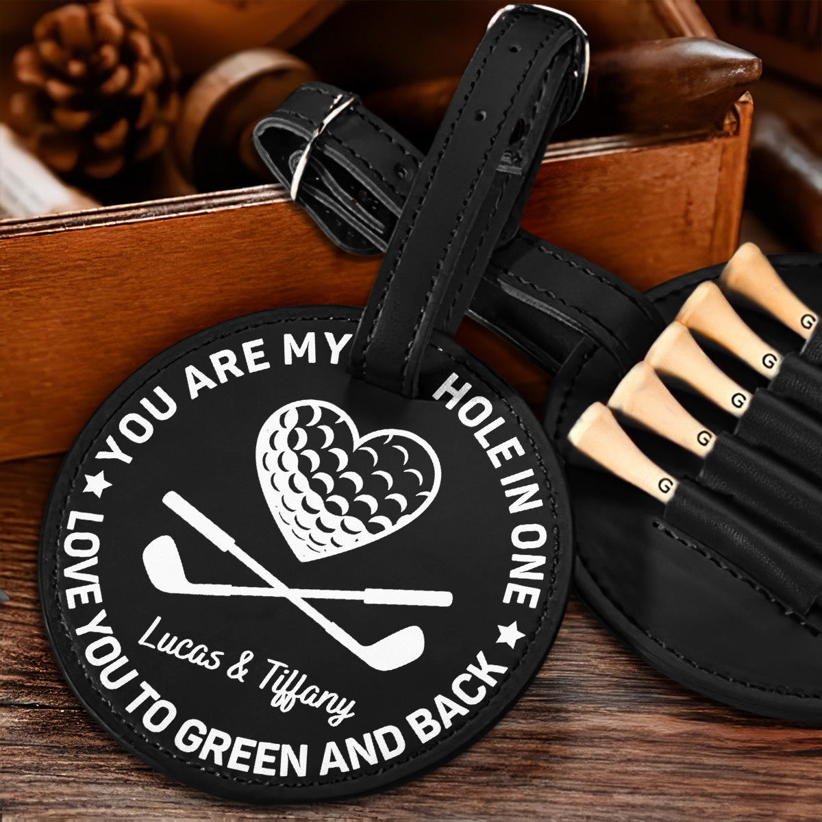 You Are My Hole In One - Personalized Custom Golf Tee Bag