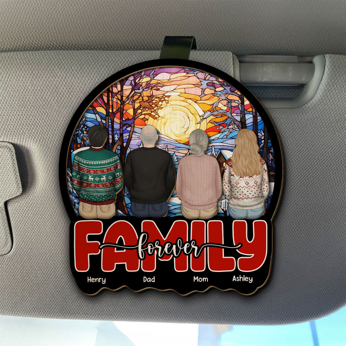 Endless Love - Personalized Custom Car Visor Clip
