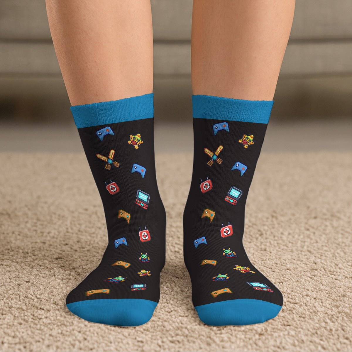 Do Not Disturb - Personalized Custom Crew Socks