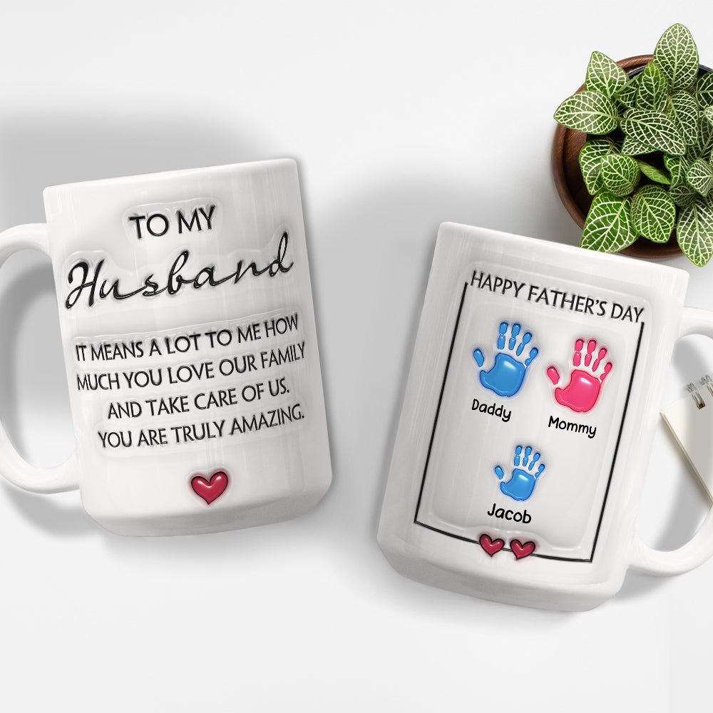 Thanks For Take Care Of Us - Personalized Custom 3D Inflated Effect Mug