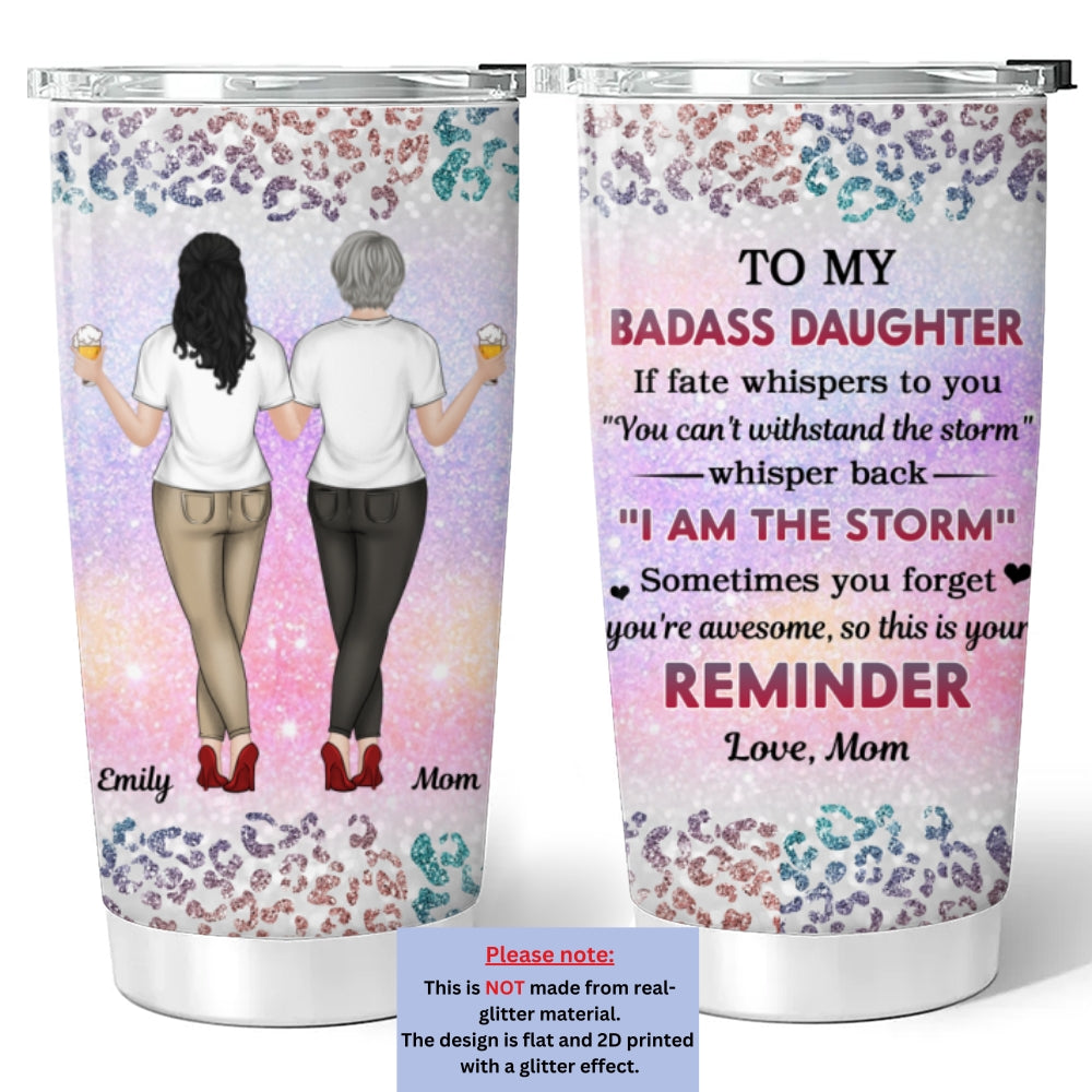 Dear Daughter Keep Slaying - Personalized Custom Tumbler