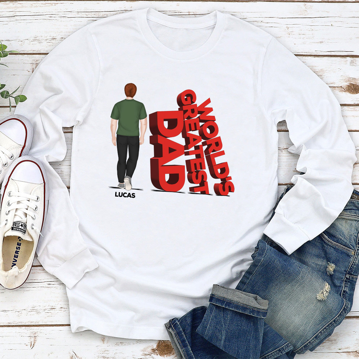 World's Greatest Dad - Personalized Custom Shirt