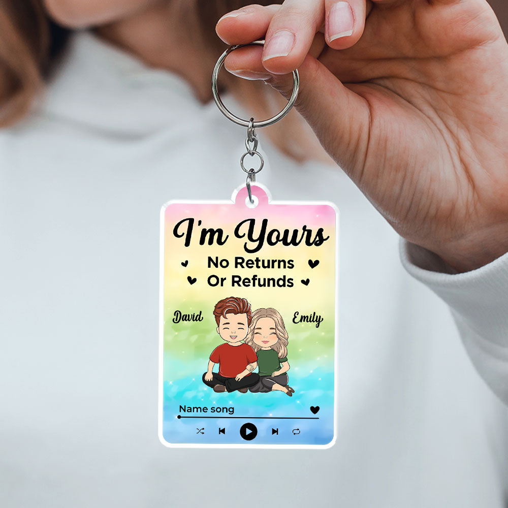 Couple Favorite Song - Personalized Custom Acrylic Keychain
