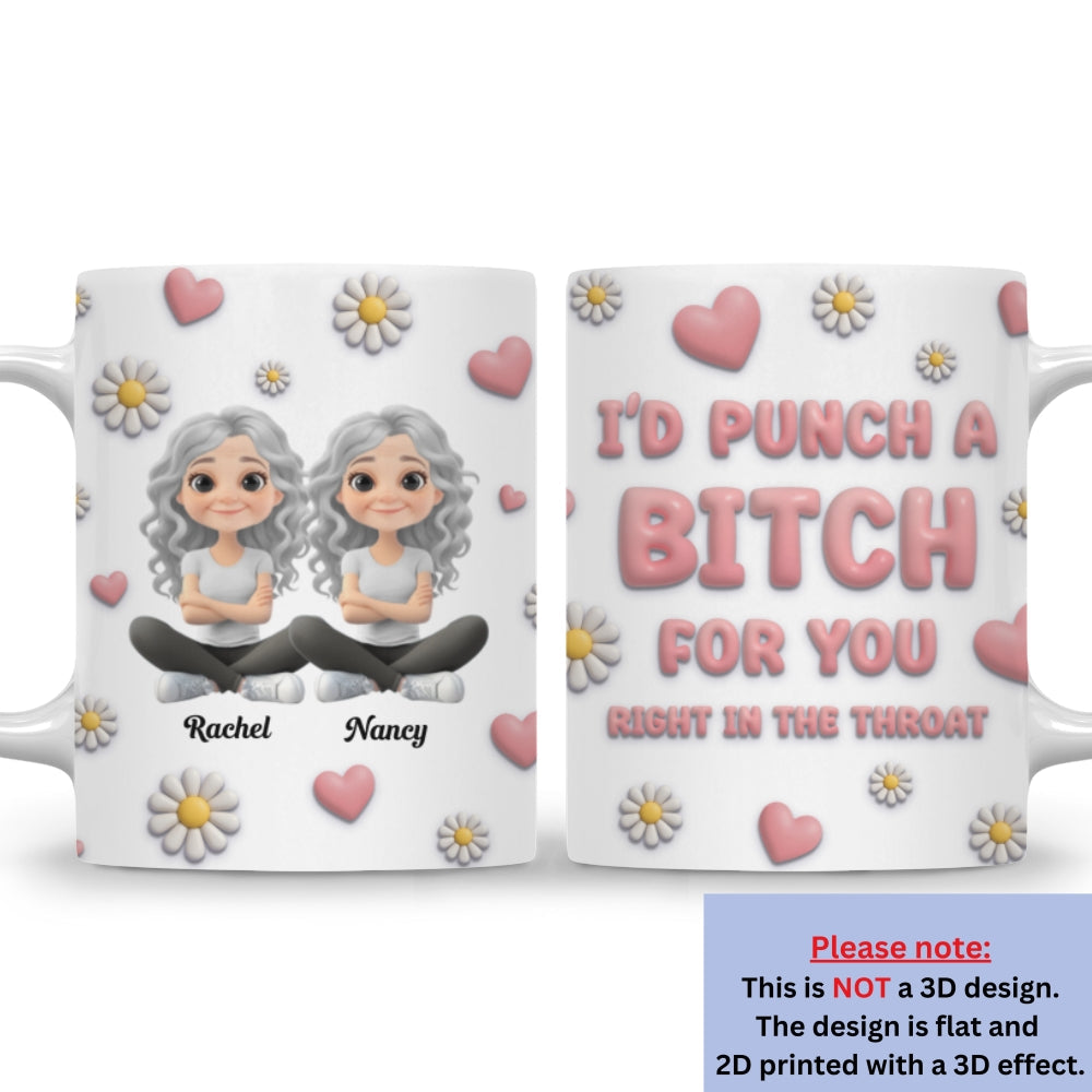 For You Cartoon - Personalized Custom 3D Effect Mug