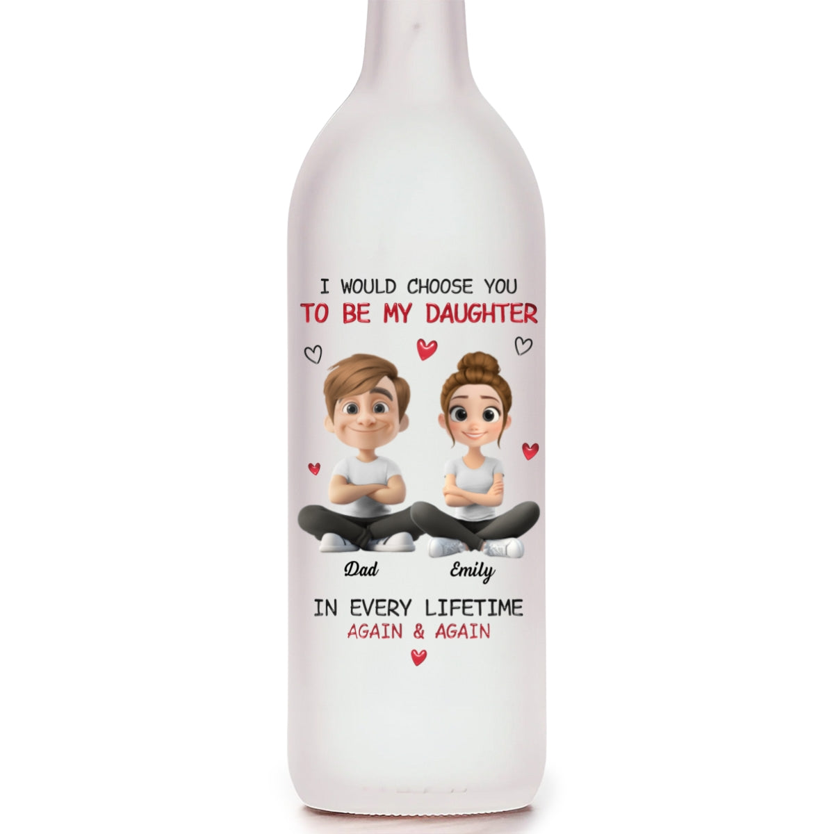 Always Choose You - Personalized Custom Bottle Lamp