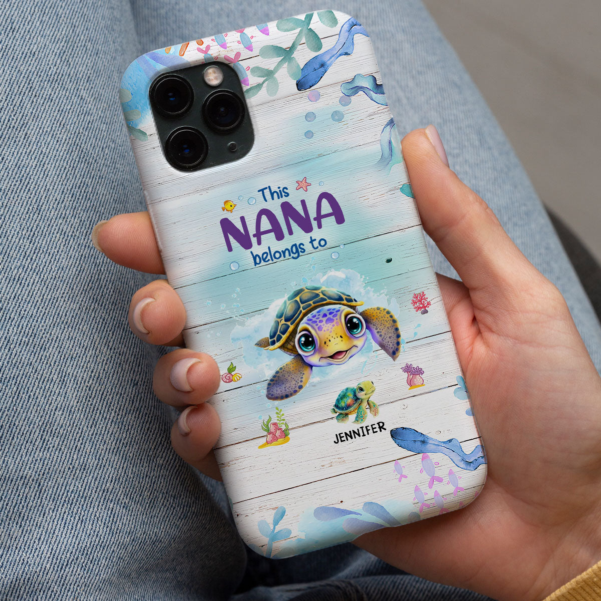 This Grandma Belongs To - Personalized Custom Phone Case