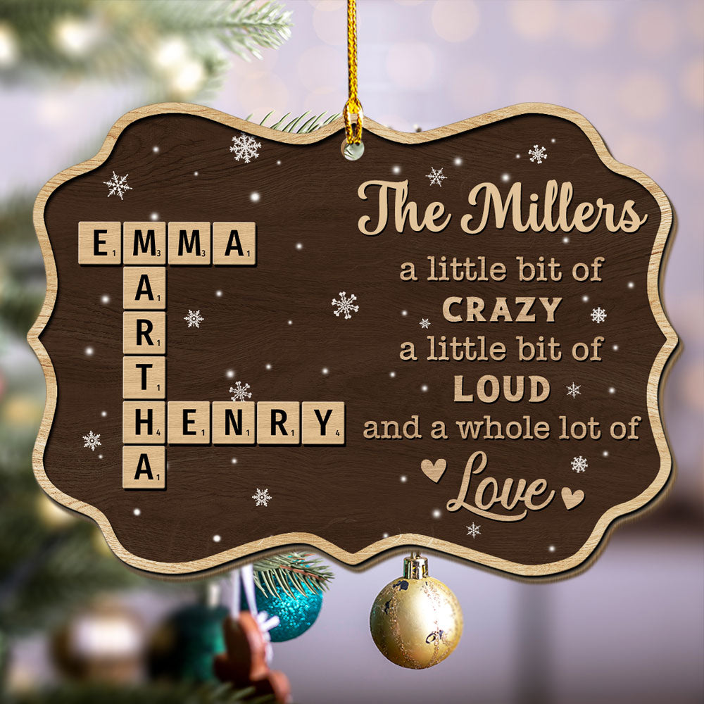 This Is My Family - Personalized Custom Wood Ornament
