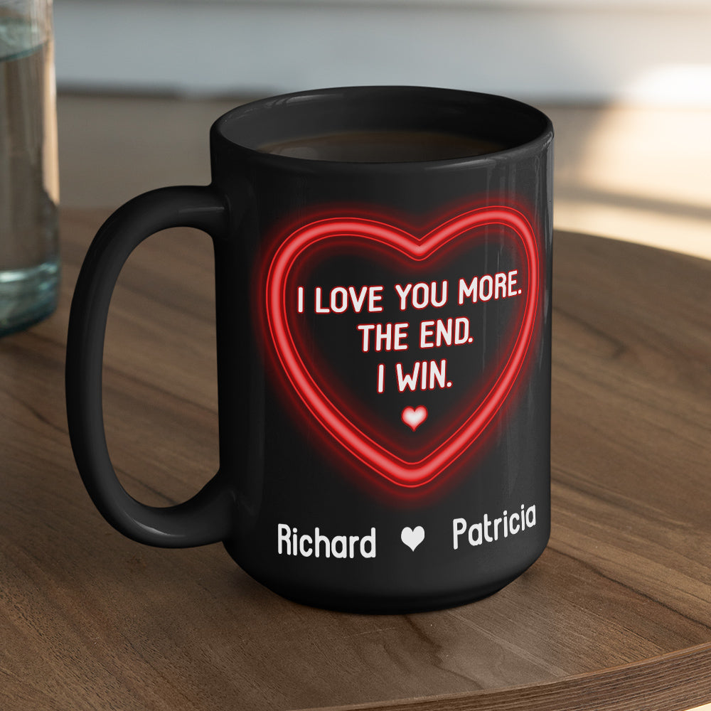 I Love You More Forever - Personalized Custom Coffee Mug