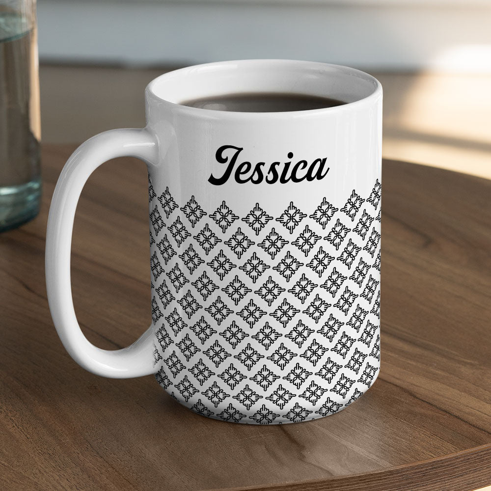 Hidden Flower - Personalized Custom Coffee Mug