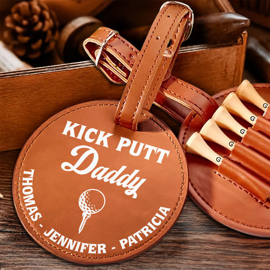 Kick Putt Daddy - Personalized Custom Golf Tee Bag