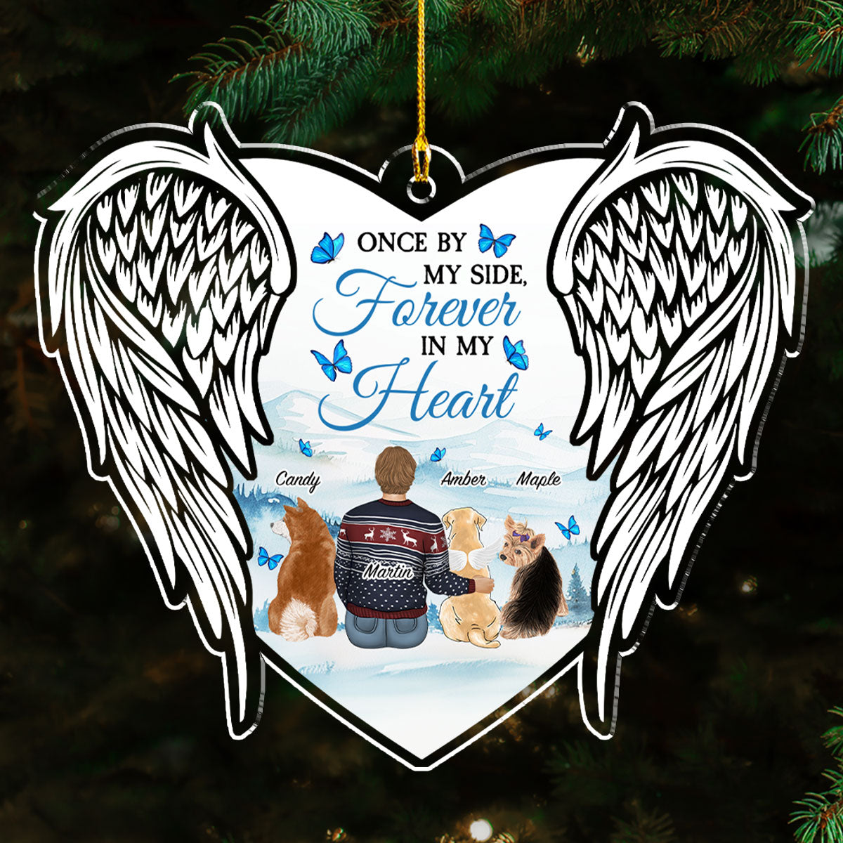 I Have You In My Heart - Personalized Custom Acrylic Ornament