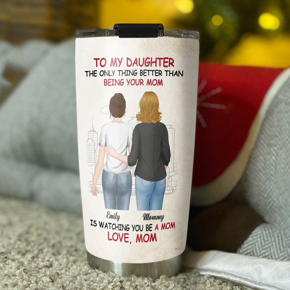 We Are Proud Of You Daughter - Personalized Custom Tumbler