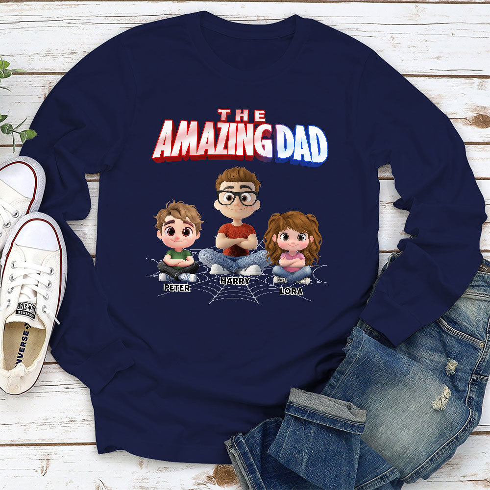 The World Best Amazing Dad - Personalized Custom Shirt
