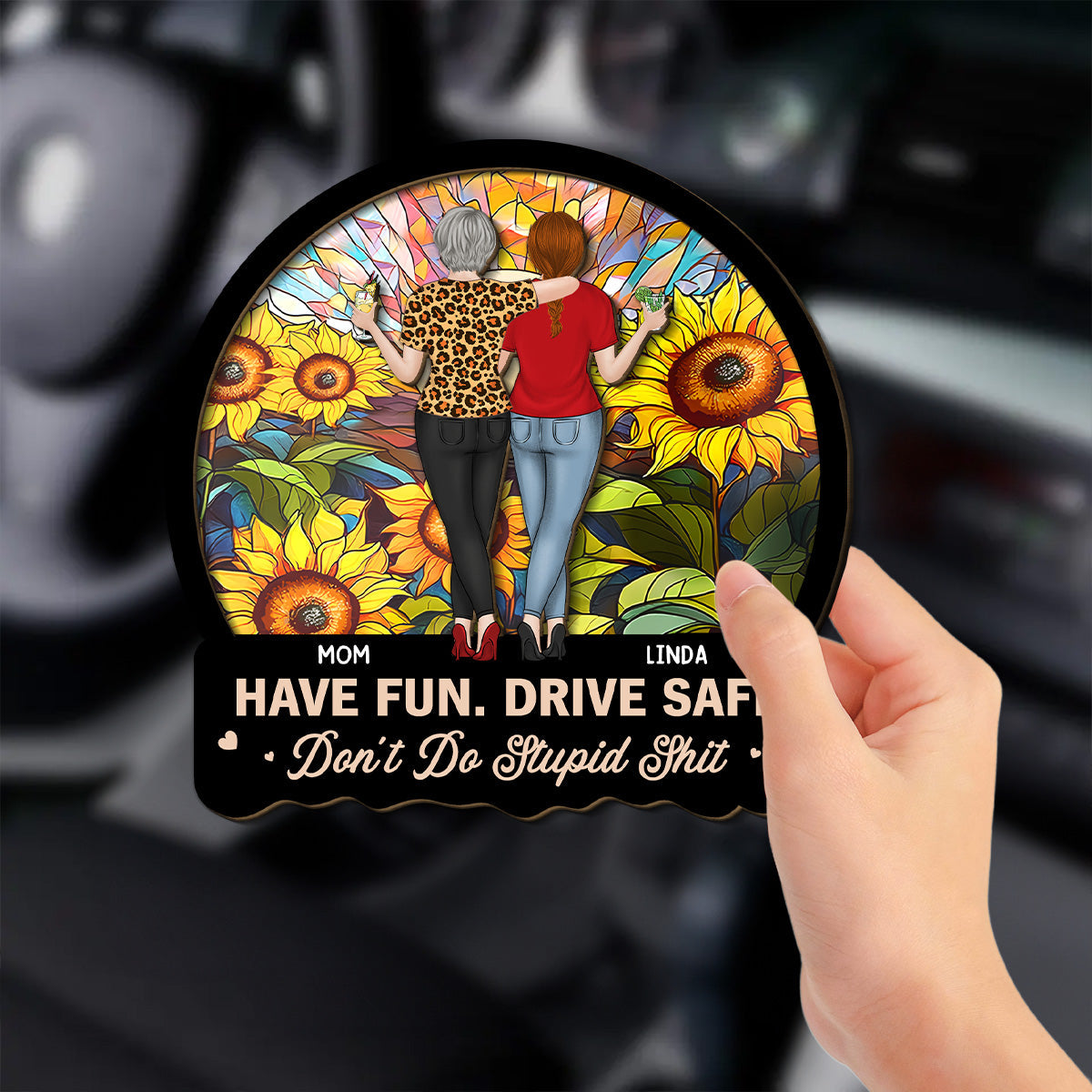 Have Fun Drive Safe Teens - Personalized Custom Car Visor Clip