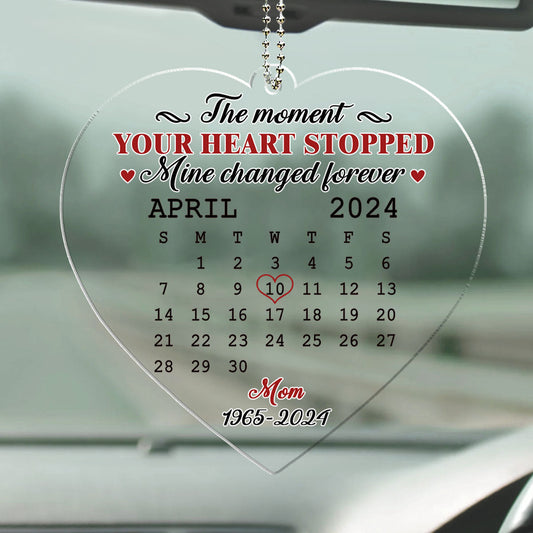The Moment - Personalized Custom Car Ornament