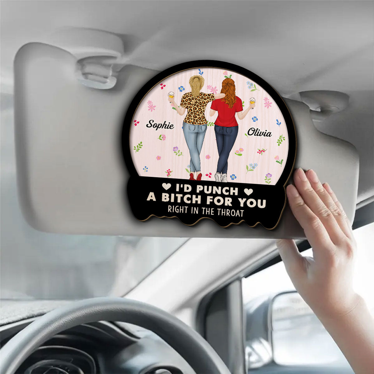 Friends I Always With You - Personalized Custom Car Visor Clip