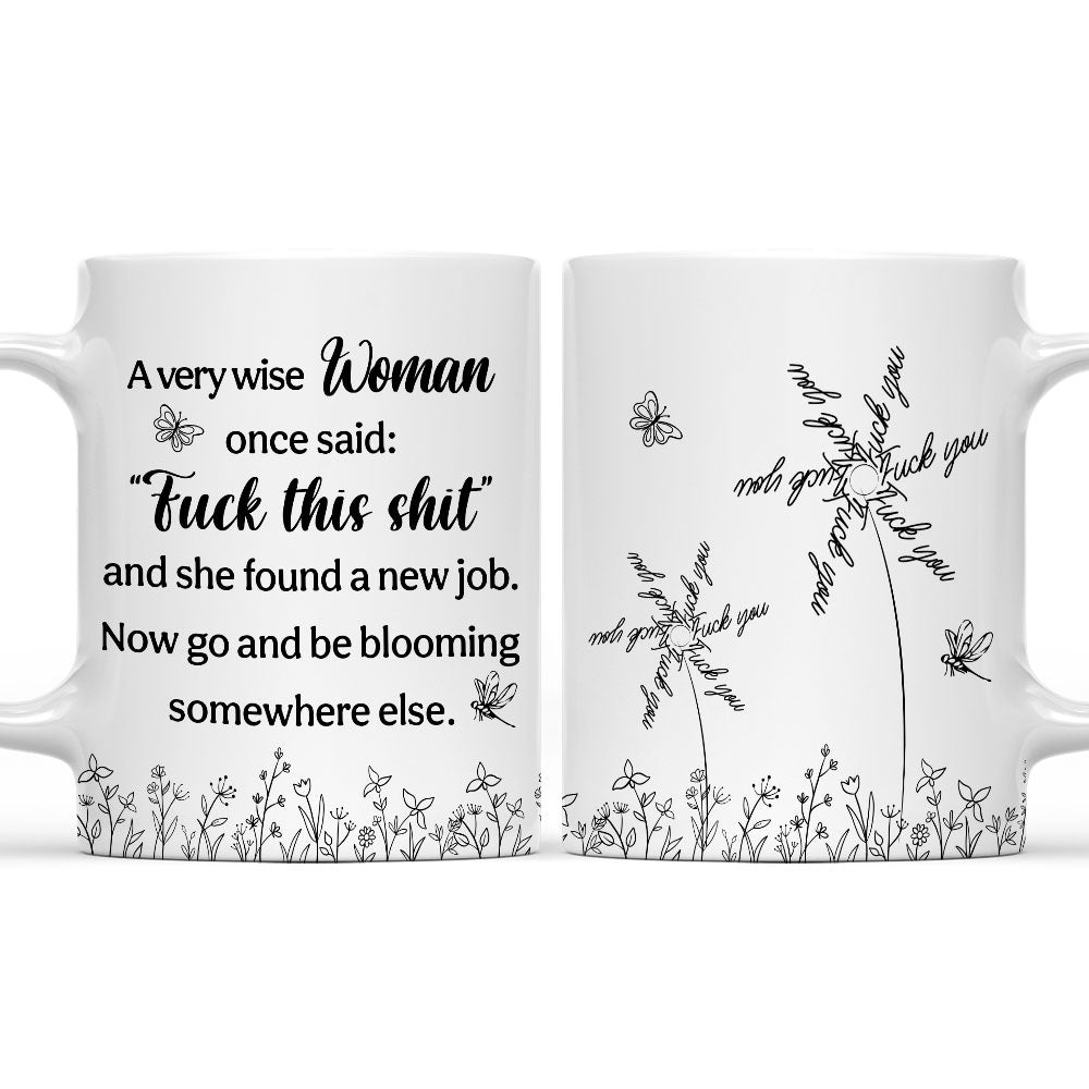 New Job But Same Hidden Sass - Personalized Custom Coffee Mug