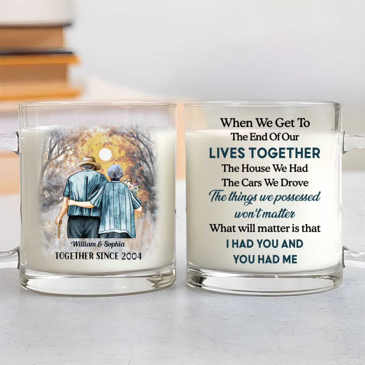 You Had Me - Personalized Custom Glass Mug