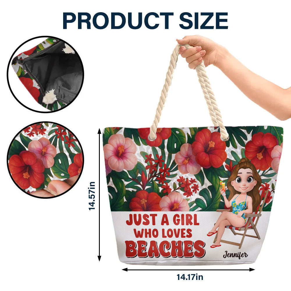 Love Beach - Personalized Beach Bag