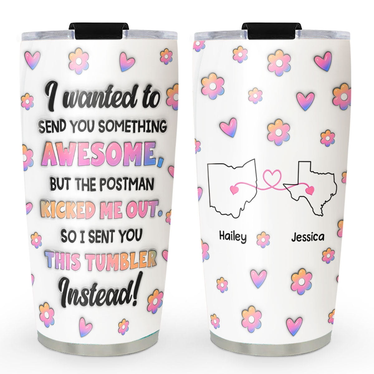 Postman Ruined My Surprise Plan - Personalized Custom 3D Inflated Effect Tumbler