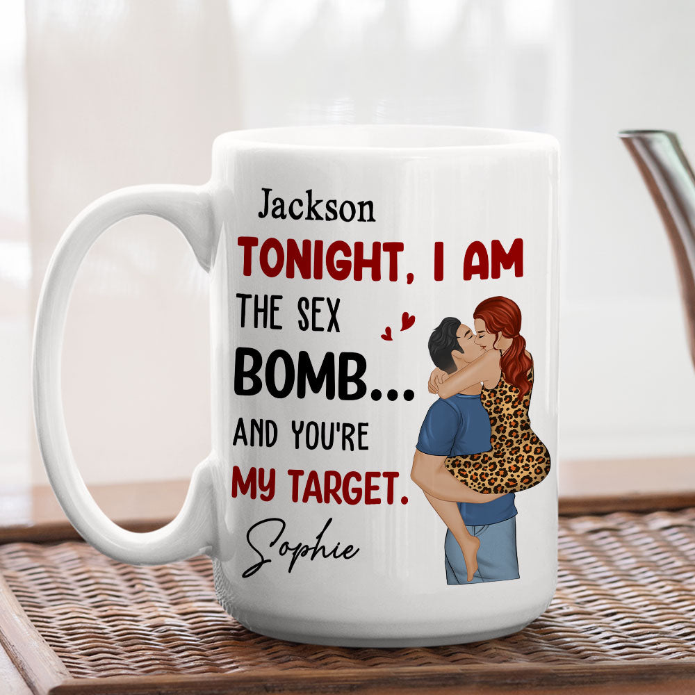 Love Bomb Ready To Detonate - Personalized Custom Coffee Mug