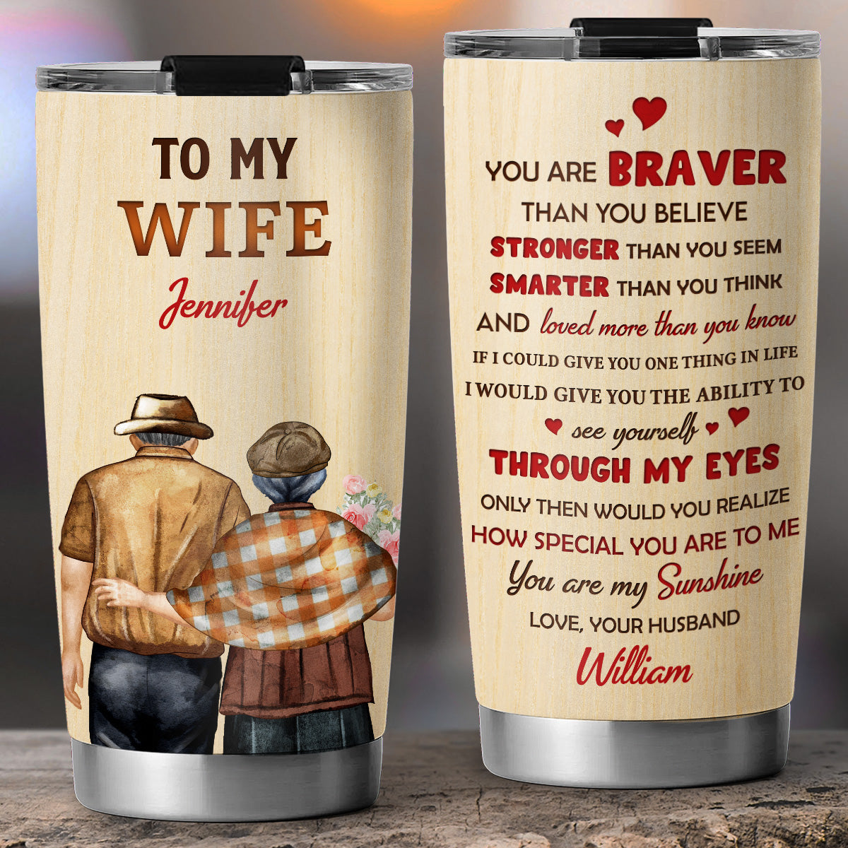 You Are Loved - Personalized Custom Tumbler