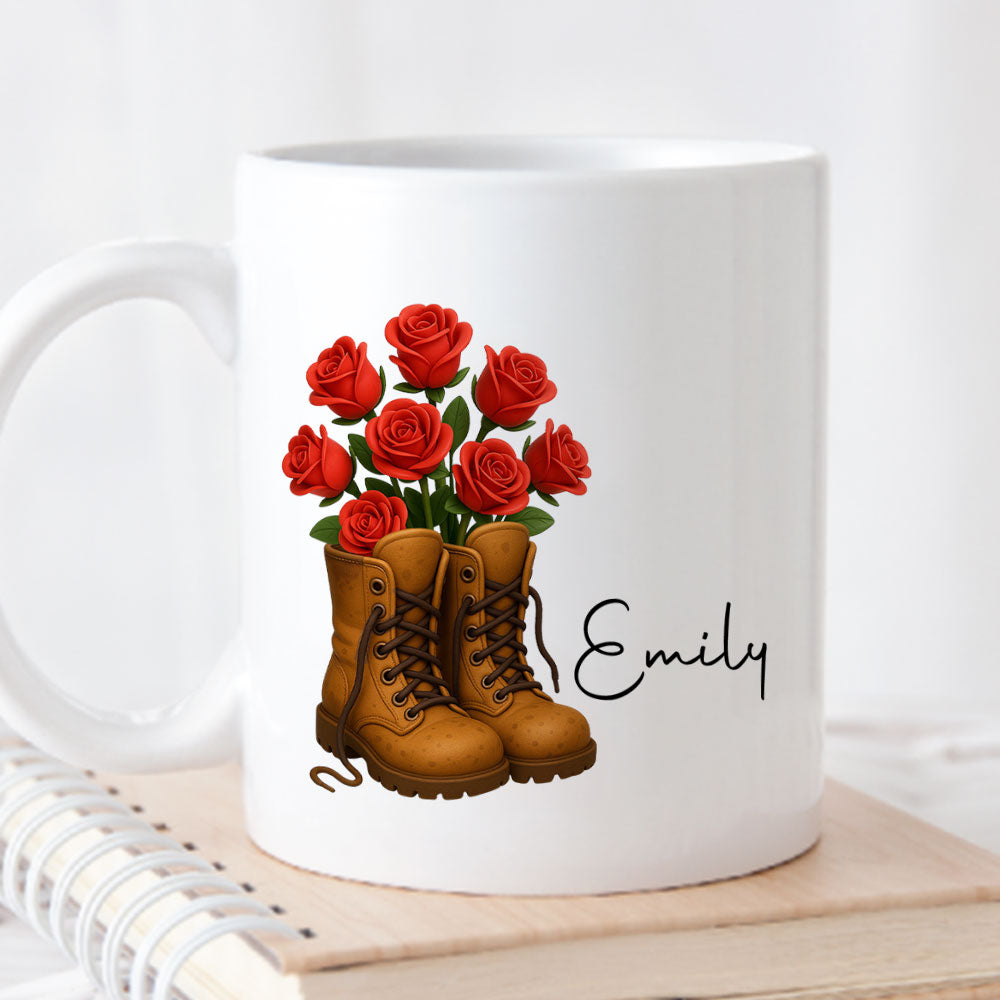 Friends Are Flowers That Never Fade 3 - Personalized Custom Coffee Mug
