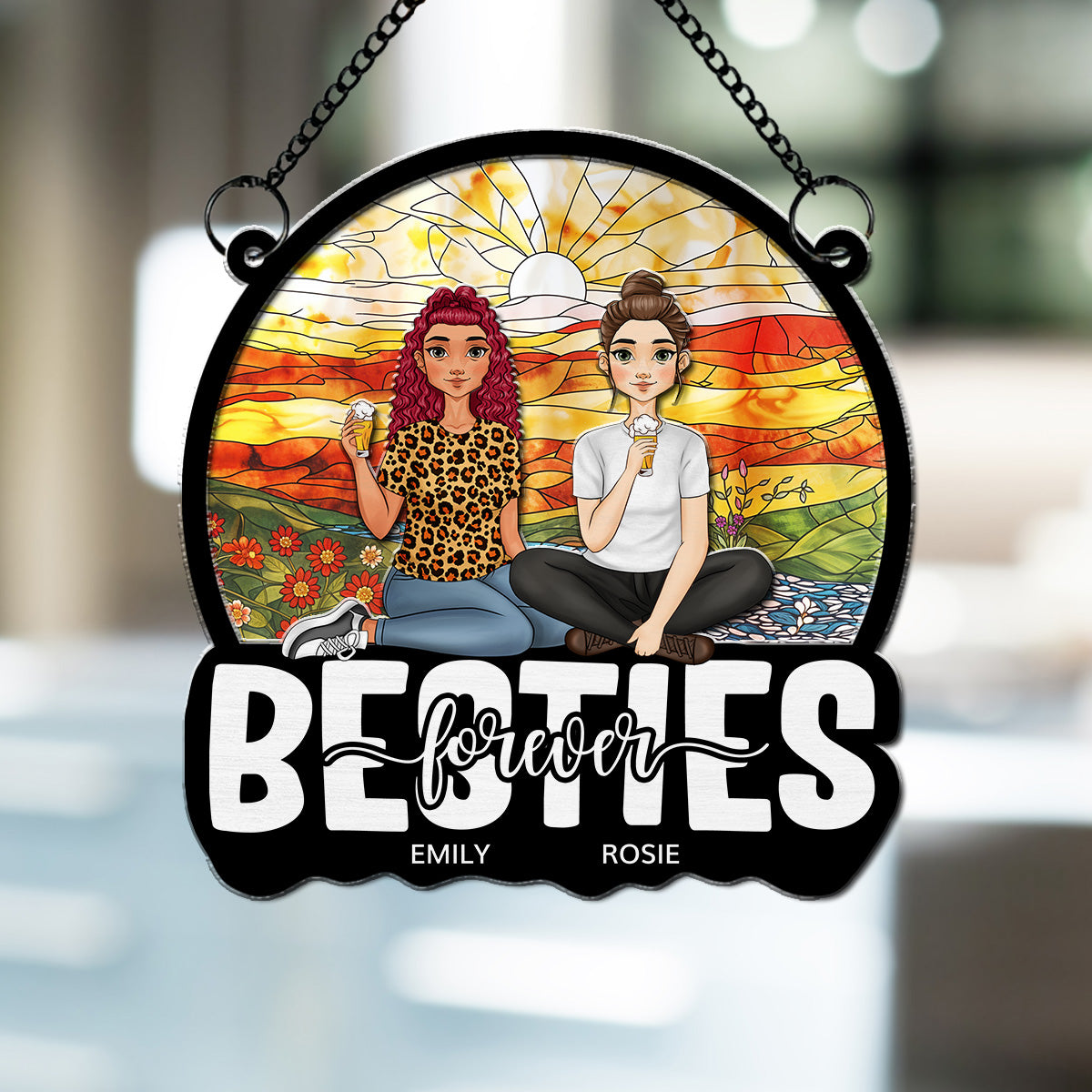 Soulmates - Personalized Custom Suncatcher