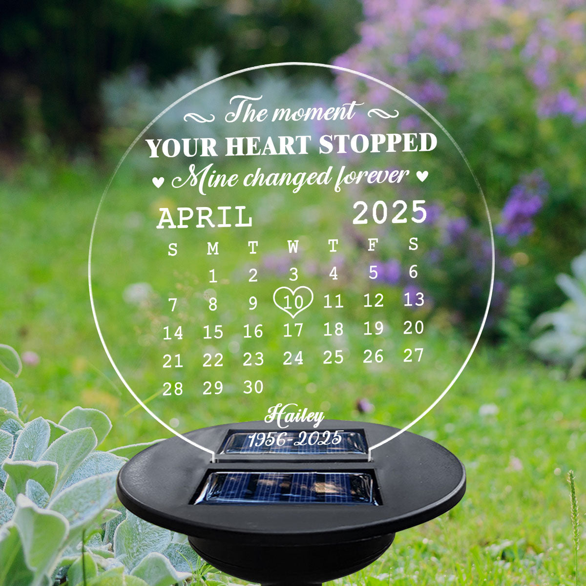 The Moment - Personalized Custom Solar Light