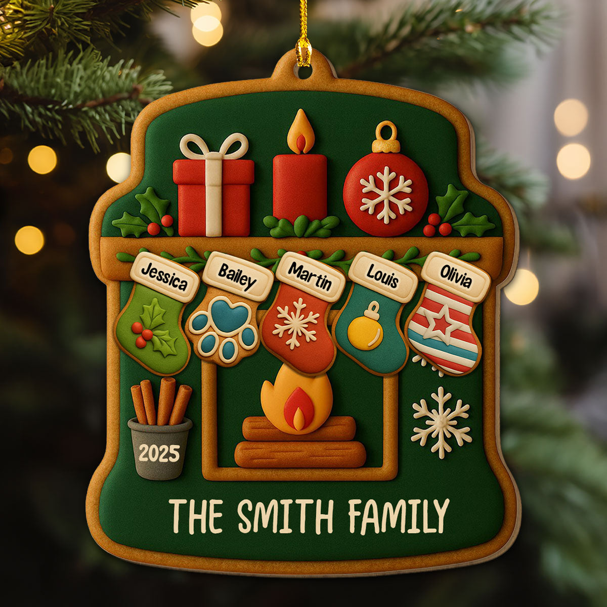 As Long As We Are Together - Personalized Custom 3D Effect Wood Ornament