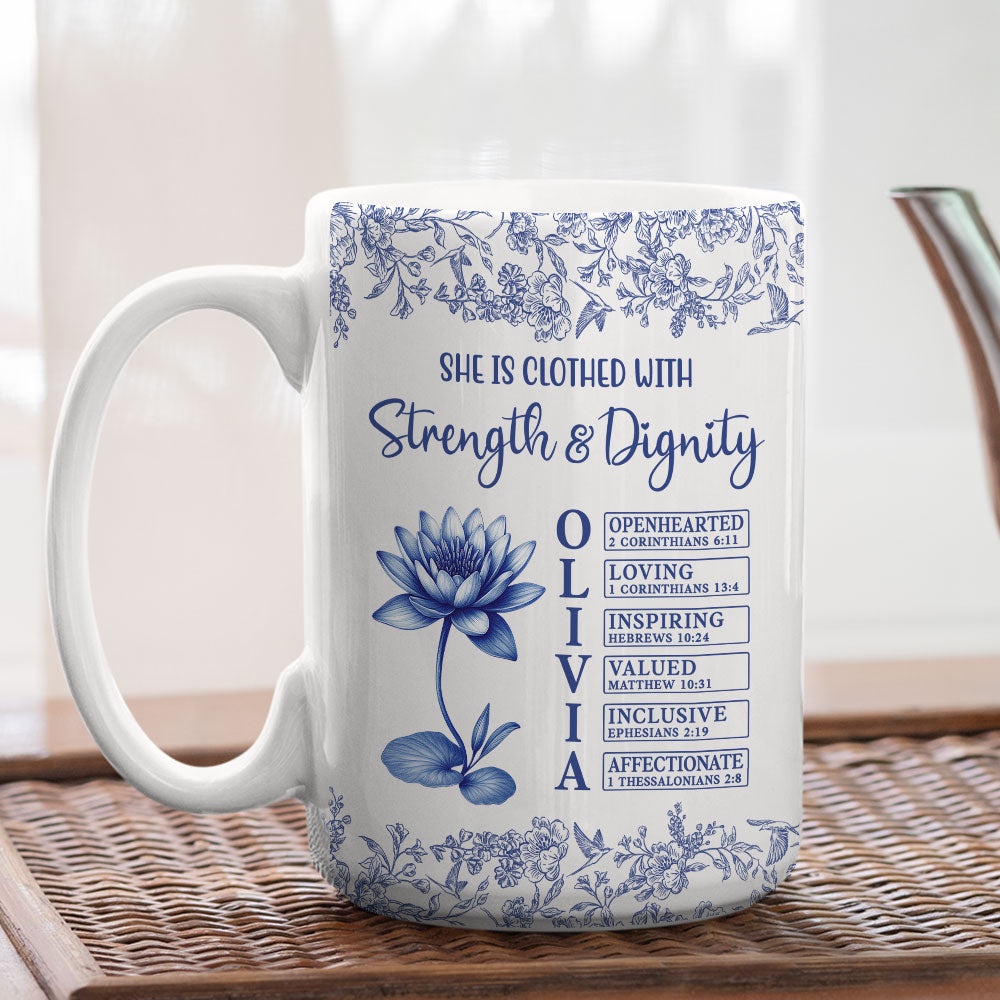 Strong In Faith Always - Personalized Custom Coffee Mug