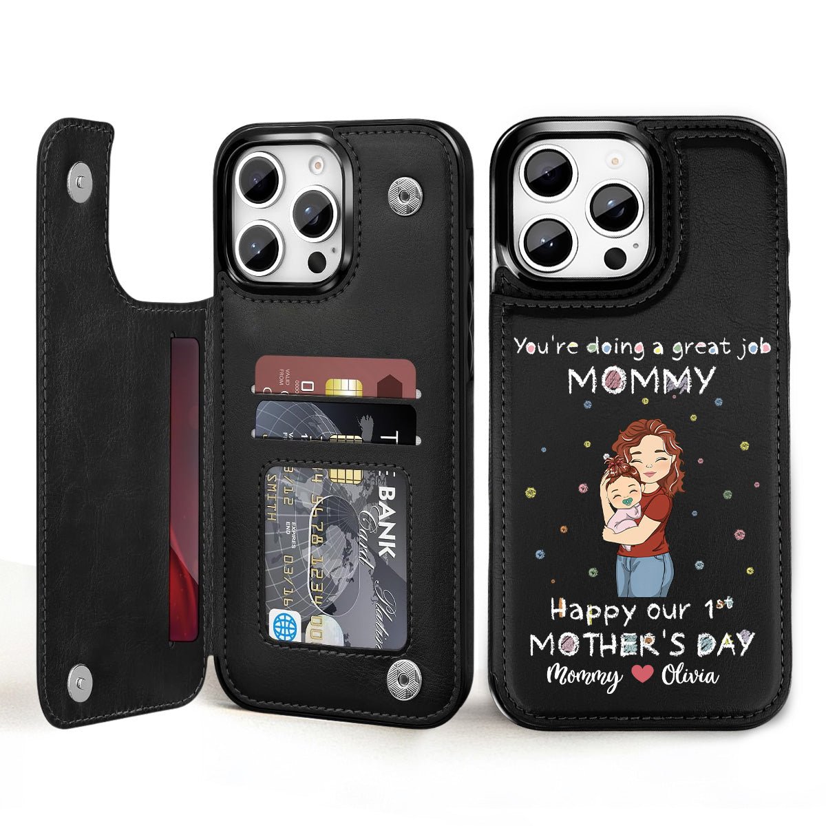 You Are Doing A Great Job - Personalized Custom Leather Phone Case