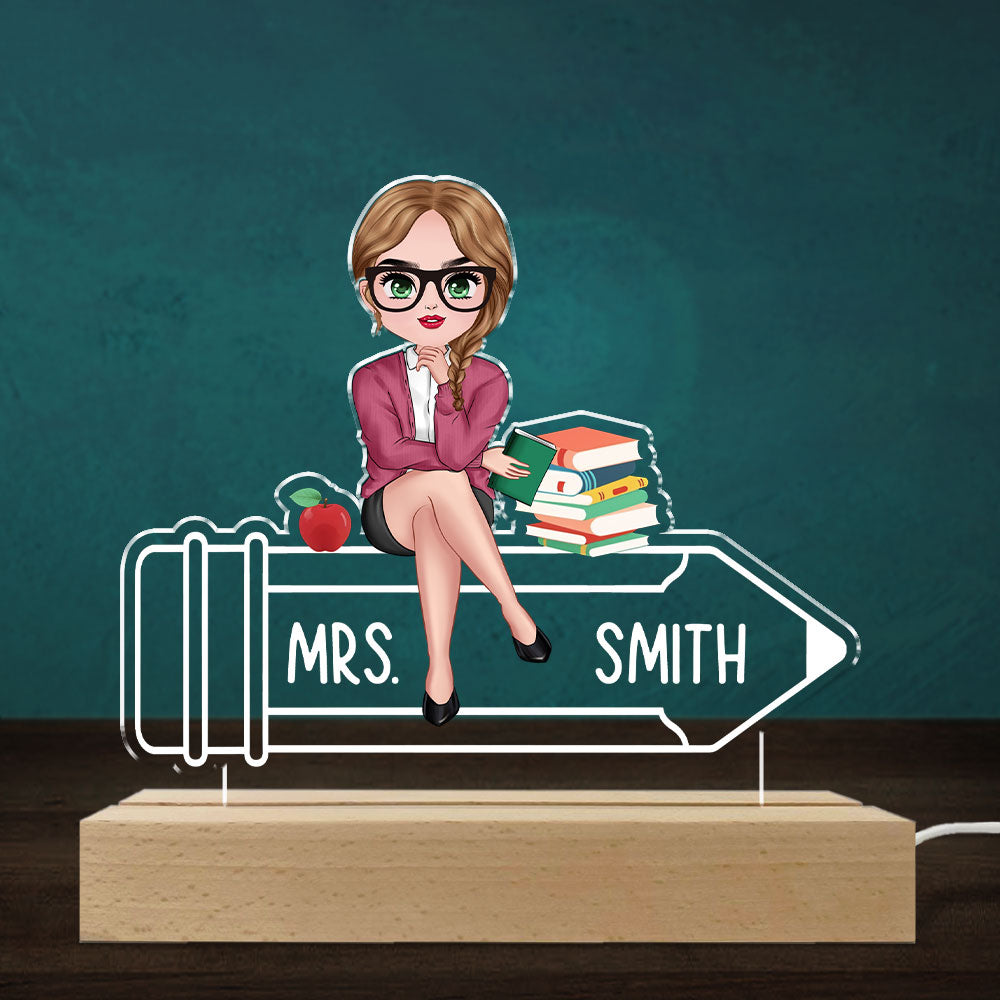 Teaching Is My Jam - Personalized Custom LED Light