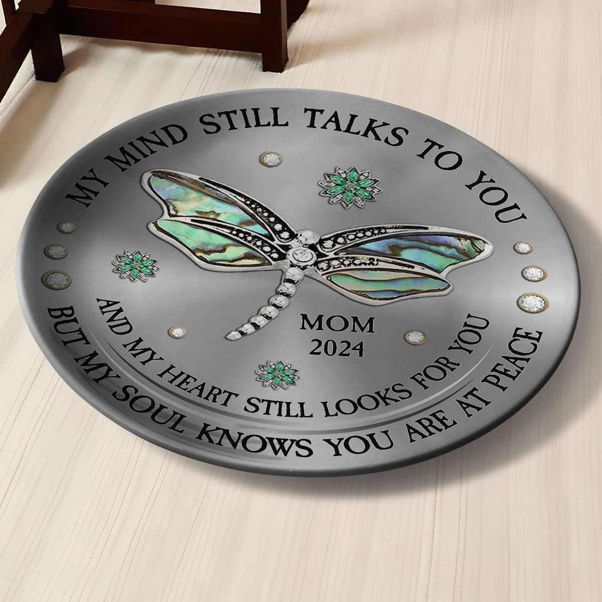 Dragonfly My Mind My Heart My Soul - Personalized Custom Plate