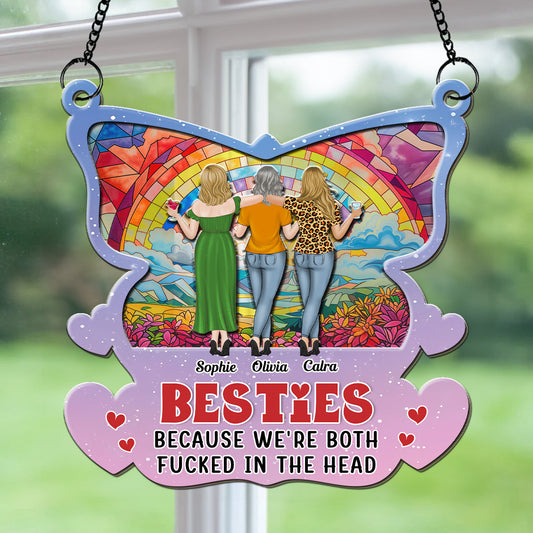 In the Head - Personalized Custom Suncatcher