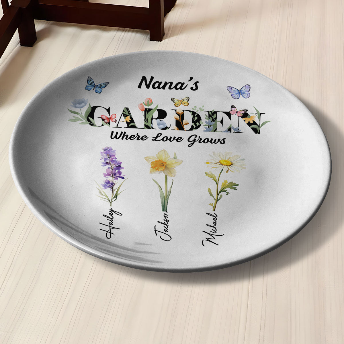 Where Love Grows - Personalized Custom Plate