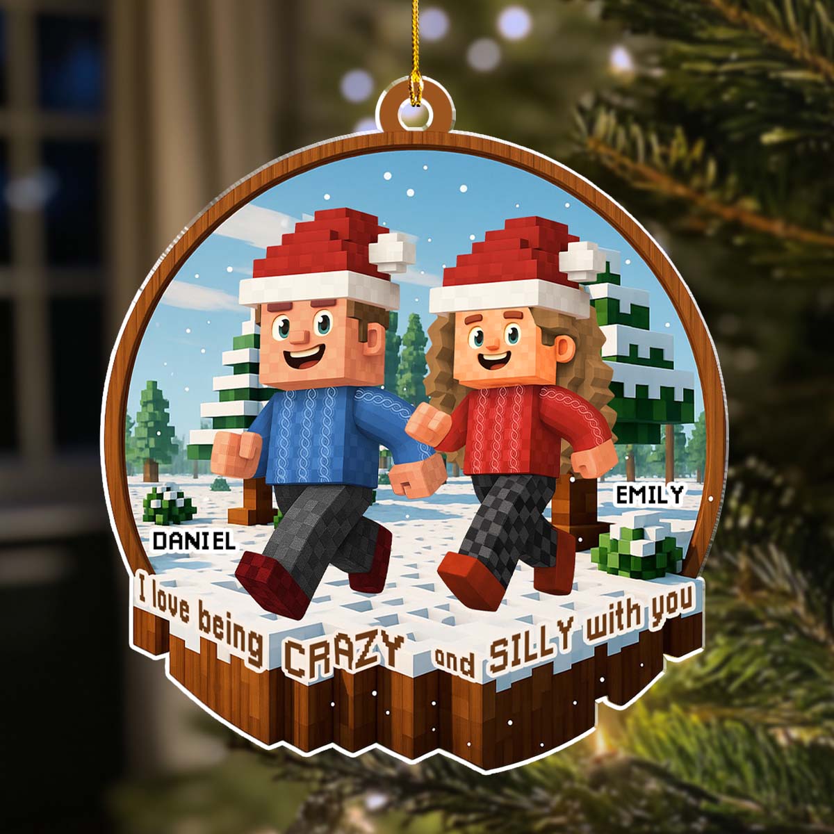 Together We Make Us - Personalized Custom Acrylic Ornament