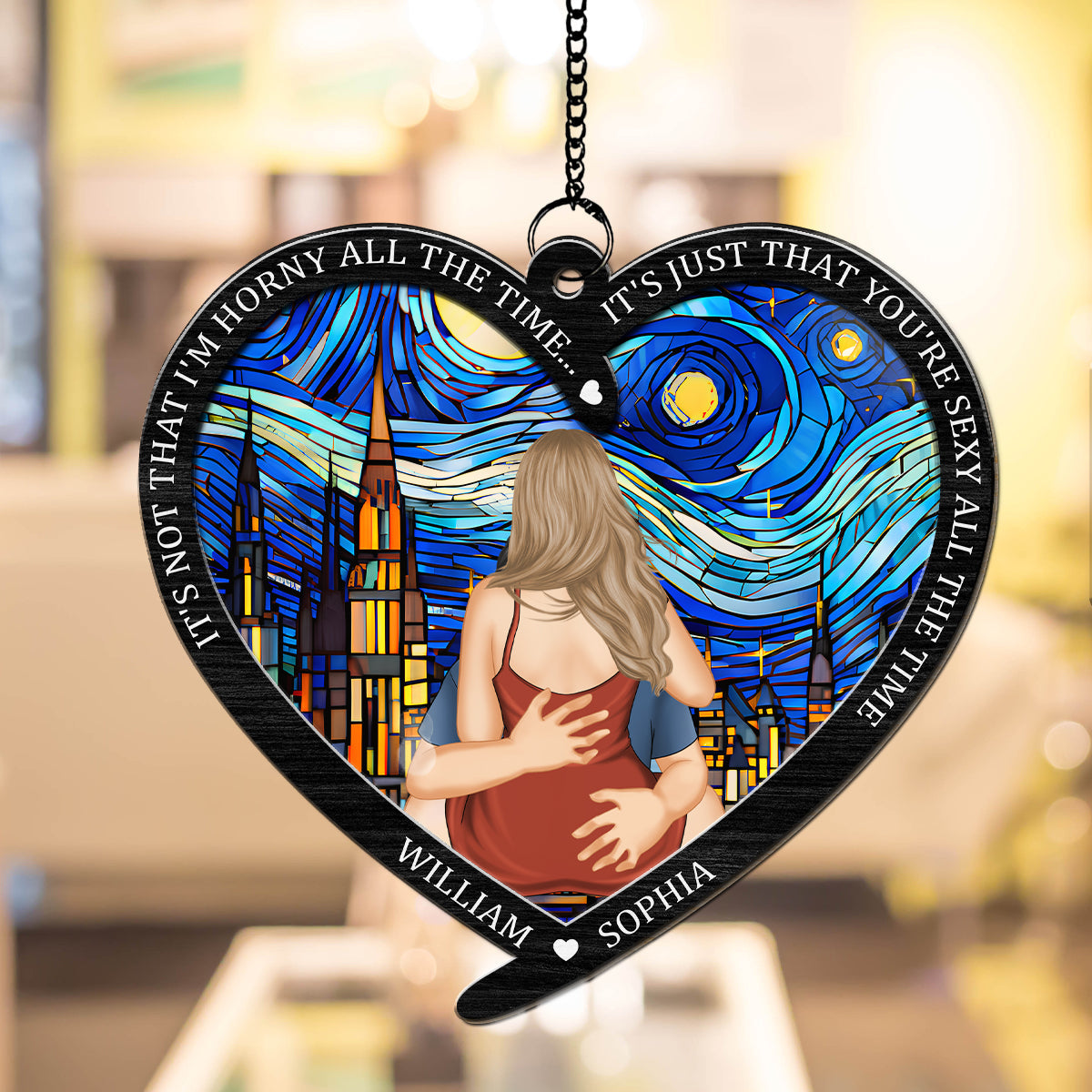 You Are Sexy All The Time - Personalized Custom Suncatcher