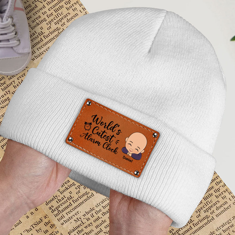 The Cutest Alarm Clock - Personalized Custom Beanie