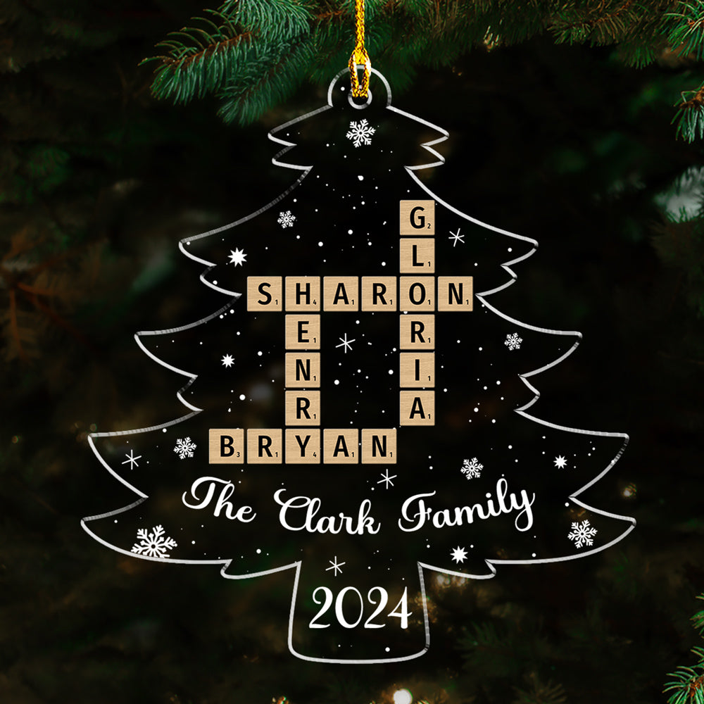 The Greatest Christmas Tree - Personalized Custom Acrylic Ornament