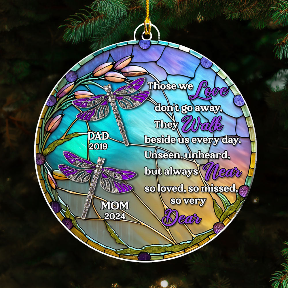 Unseen Unheard But Always Near - Personalized Custom Acrylic Ornament