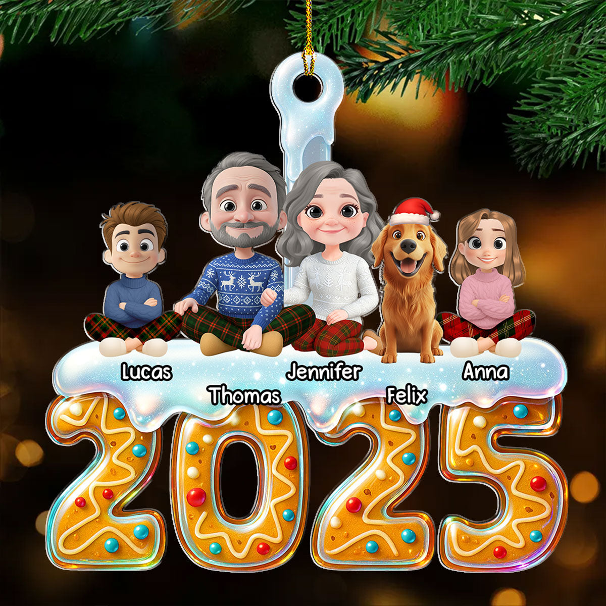 2025 Family Reunion - Personalized Custom Acrylic Ornament