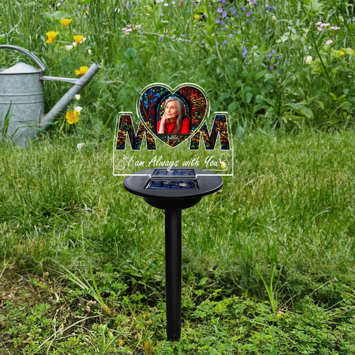 I Am Always With You - Personalized Custom Solar Light