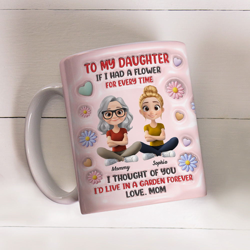 A Garden Full Of Love - Personalized Custom 3D Inflated Effect Mug