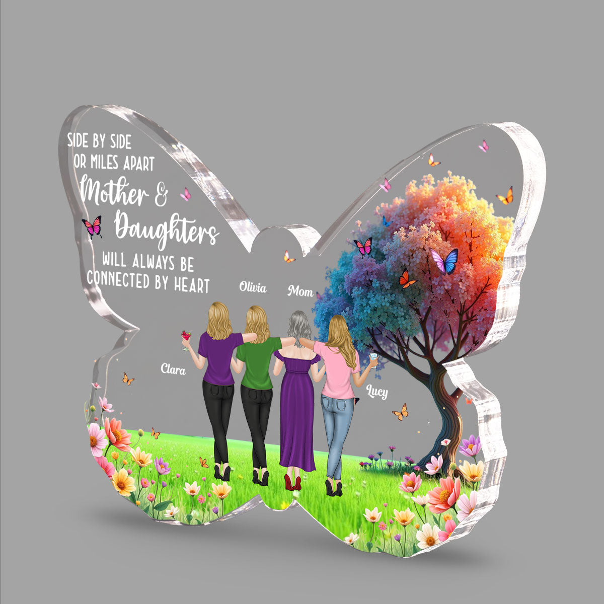 Side By Side - Personalized Custom Acrylic Plaque