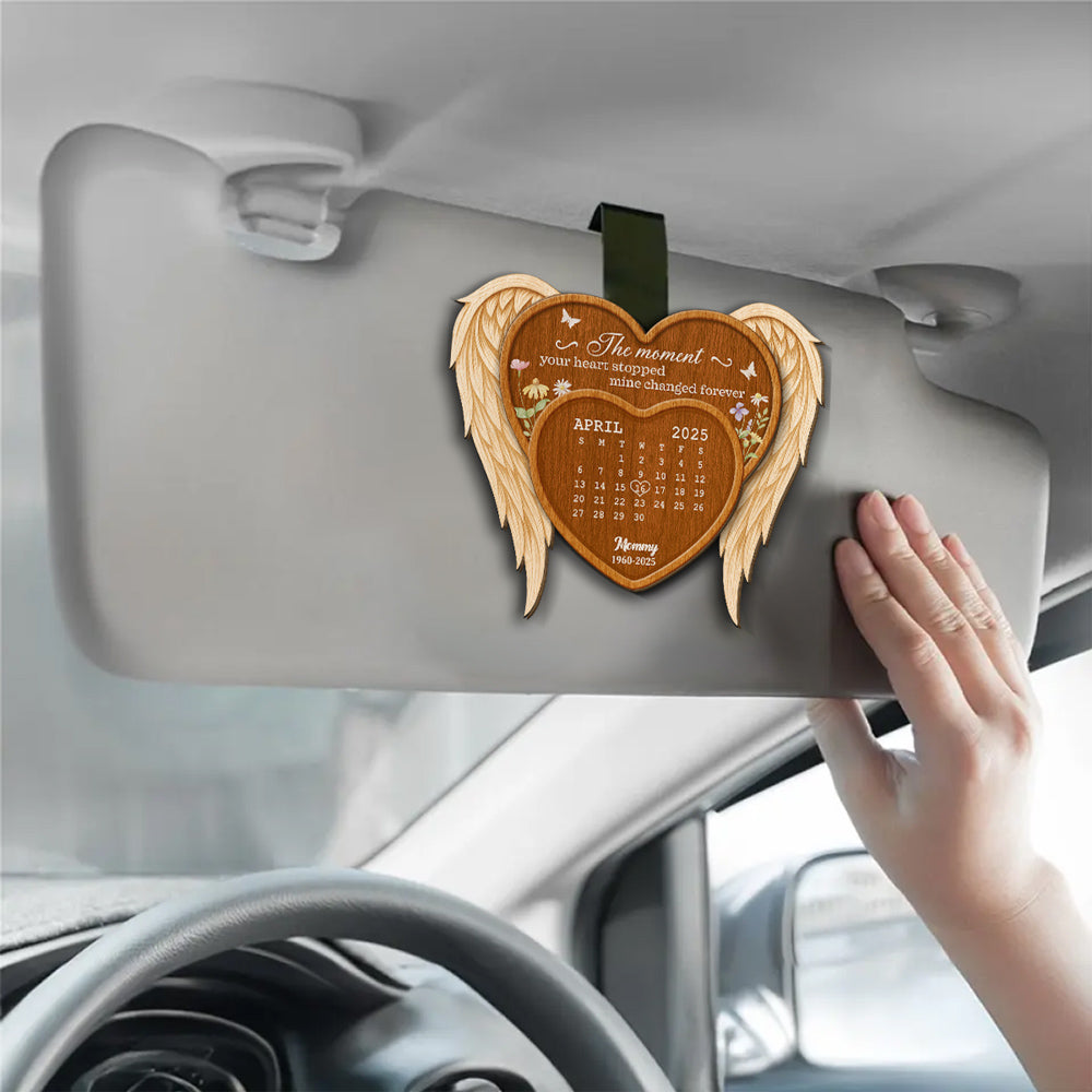 The Moment - Personalized Custom Car Visor Clip