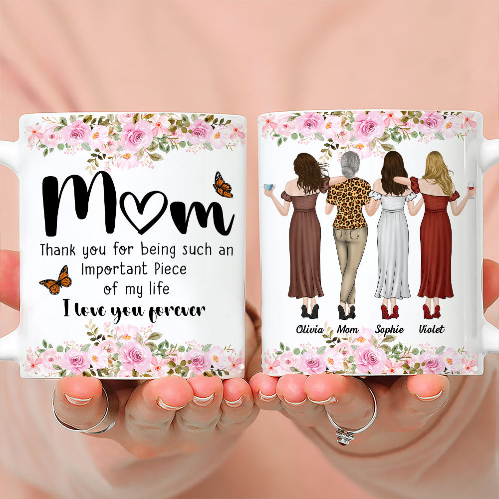 Mom I Love You Forever - Personalized Custom Coffee Mug